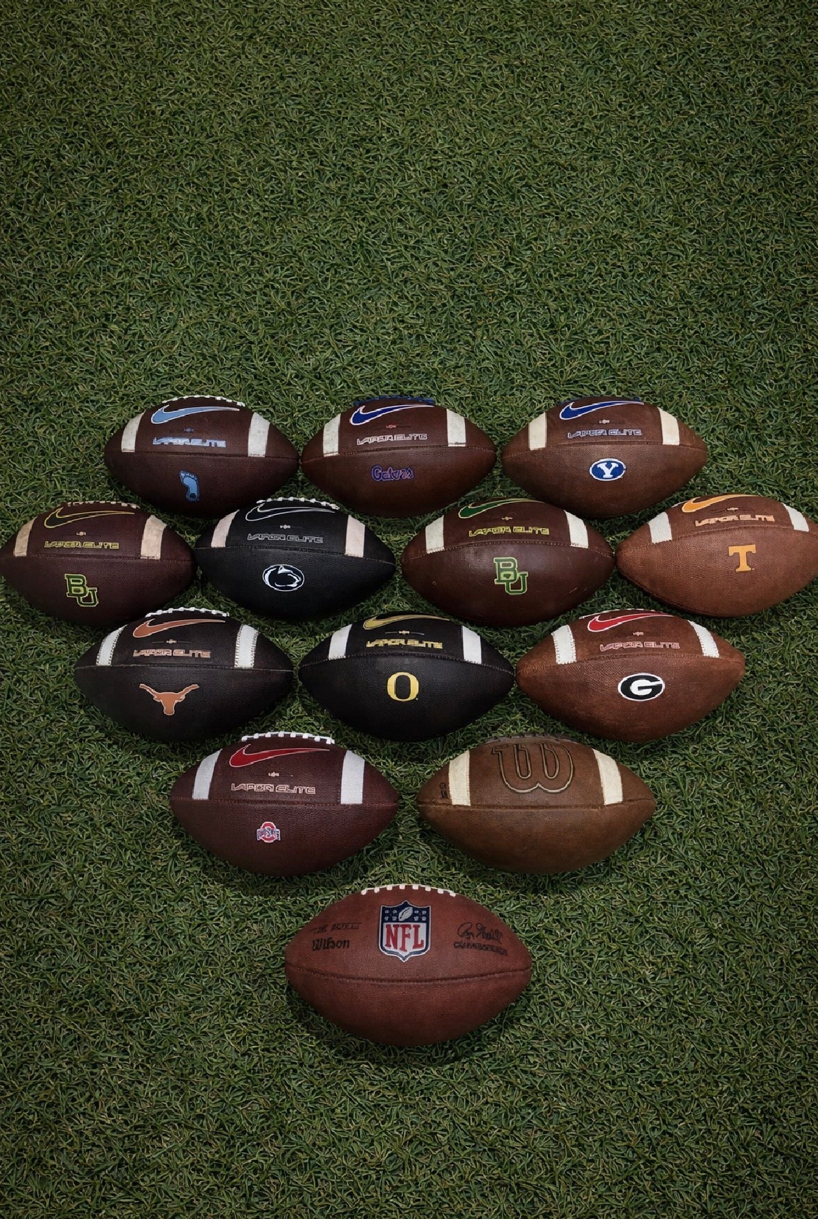 College footballs 🏟️ (High school size)
