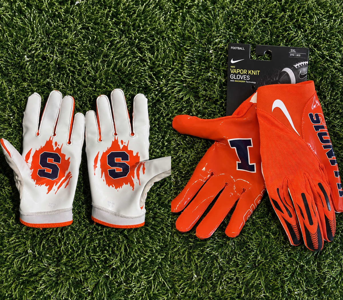 Illinois Gloves (Orange & White) ☺️